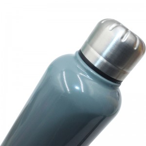 क्लासिक पोर्टेबल इन्सुलेटेड 500ml फ्लास्क कस्टम लोगो पानी बोतल