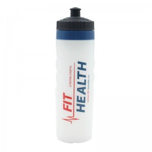 Sports and Fitness Squeeze Pull Top Leak Proof Drink Spout Water Bottles BPA Free customized logo