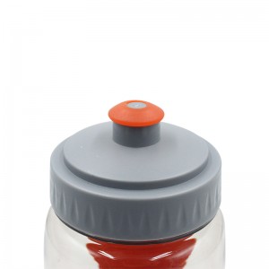 Կրկնակի օգտագործման Առանց BPA Պլաստիկ Սպորտային և Ֆիթնեսի Կծկման Քաշեք վերևի արտահոսքից պաշտպանված Խմիչքի ժայթքման ջրի շշեր BPA անվճար անհատականացված պատկերանշան և գույն