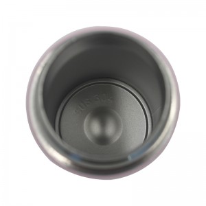 Поддршка за топло печатење прилагодено од нерѓосувачки челик вакуумско изолирано шише со вода за деца со преклопен капак без BPA