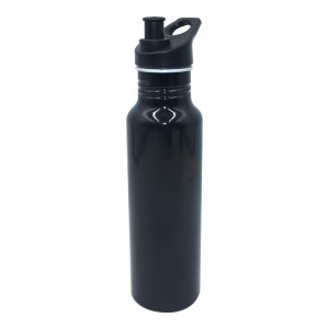 I-600ml ibhotile yamanzi ye-Aluminiyam ene-Pull Top Leak Proof Drink Spout