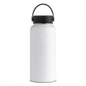 32 oz Custom printiedig dur gwrthstaen wal ddwbl gwactod inswleiddio hydro chwaraeon heicio poteli dŵr fflasg thermos