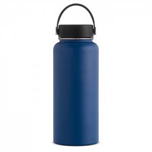 32 oz Custom bugu bakin karfe biyu injin injin rufe ruwa wasanni yawo kwalabe ruwa thermos flask