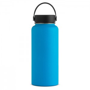 32 oz Custom printed stainless steel double wall vacuum insulate hydro sports hiking water bottles thermos flask