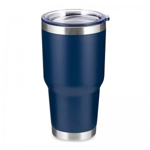 Vaso de acero inoxidable de doble pared aislado al vacío de 30 oz como taza yeti