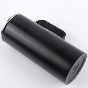 Ritenga 400ml taiepa rua kowiri tira korehau tumbler ki te taupoki me te kakau rino
