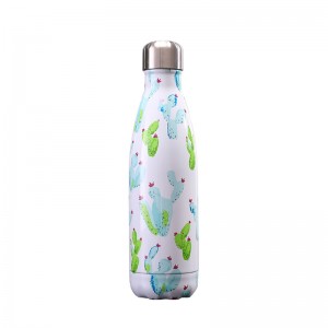 500ml cola bottle shaped double wall vacuum insulated flask swell bottle