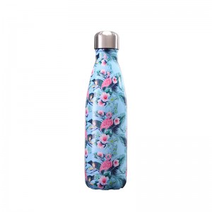 500ml cola bottle shaped double wall vacuum insulated flask swell bottle