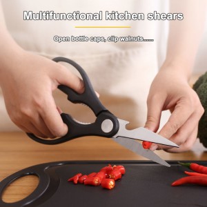 Stainless steel Chef Knife Set with Board holder 7 Pieces Plastic Chopping Block for the kitchen