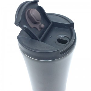 Customized 450ml  vacuum insulated double wall travel mug