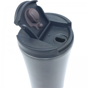 ብጁ 450ml vacuum insulated ድርብ ግድግዳ ተጓዥ ኩባያ