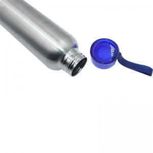 BPA フリーのシングルウォール 304 ステンレススチール カスタムウォーターボトル ロープ付き