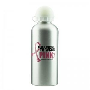 Aluminum water bottle with Pull Top Leak Proof Drink Spout