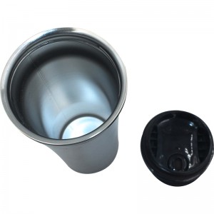 Customized 450ml  vacuum insulated double wall travel mug