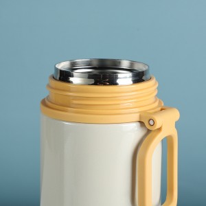 500ml Ob Chav Phab Ntsa Stainless Hlau Nqus Insulated Thermos Dej Lub raj mis