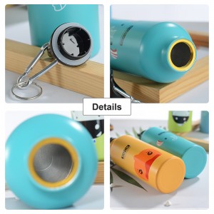 Custom Logo Sublimation Printing reusable metal aluminum sports drink bottle Aluminum Bike water bottle with carabiner cover