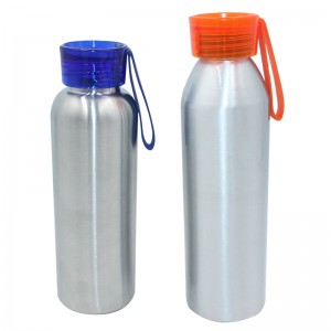 Ampolla d'aigua personalitzada d'acer inoxidable 304 d'una sola paret sense BPA amb corda