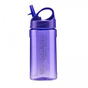 wholesale 100% BPA free 500ml leak-proof plastic sport water bottle with straw