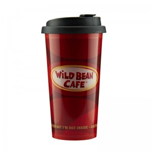 Logotip personalitzat de tassa de cafè de viatge de 450 ml a l'engròs
