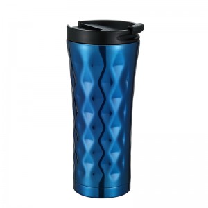 20oz Mataas na kalidad na vacuum insulated double wall travel tumbler na may takip