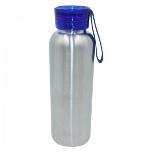 Ampolla d'aigua personalitzada d'acer inoxidable 304 d'una sola paret sense BPA amb corda