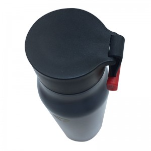 Double wall vacuum insulated wide water bottle with rope