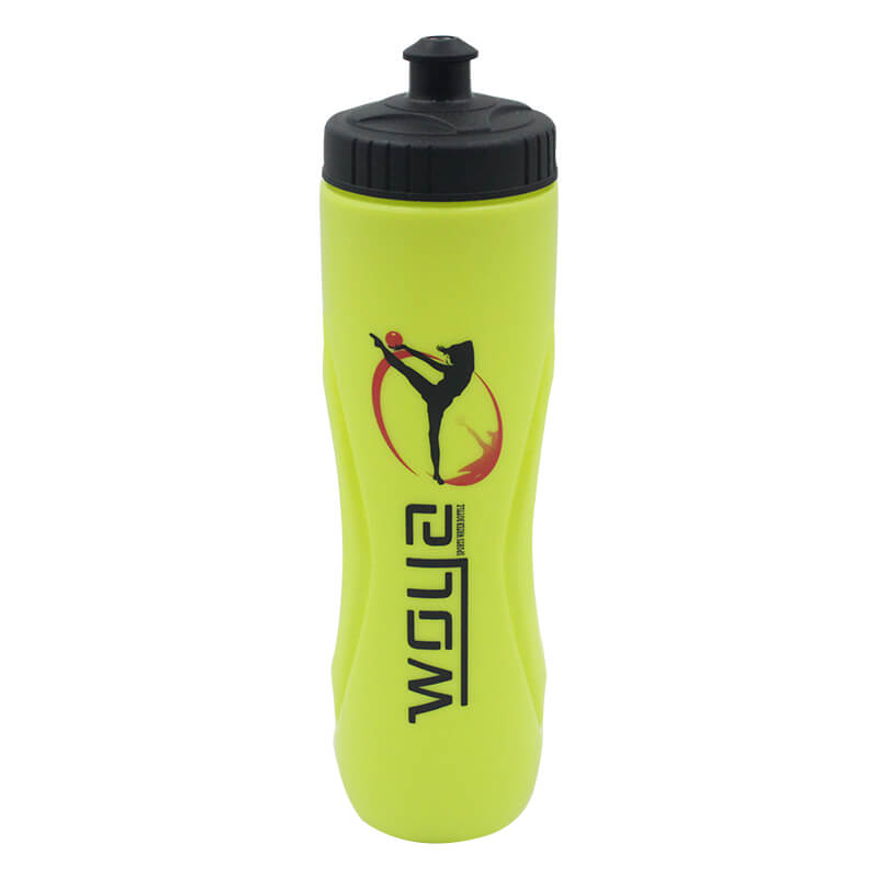 China wholesale Water Bottle Plastic Manufacturer –  Reusable No BPA Plastic Sports and Fitness Squeeze Pull Top Leak Proof Drink Spout Water Bottles BPA Free customized logo and color ̵...