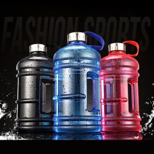 2.2 L BPA free plastic sports drinking bottle gym fitness water jug