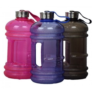 2.2 ლ BPA უფასო პლასტიკური სპორტული სასმელი ბოთლი სპორტული დარბაზი ფიტნეს წყლის ქილა