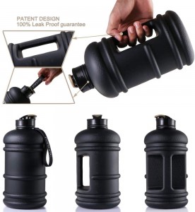 Halv gallon vattenflaska BPA-fri stor sportflaska Material av livsmedelskvalitet Gym Portable Outdoor Big Bottle
