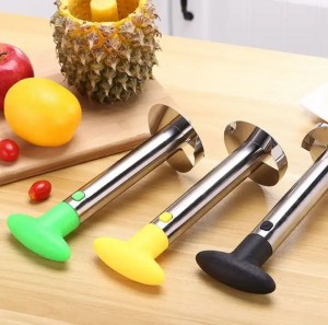 Easy Core Removal Stainless Steel 304 Pineapple corer slicer