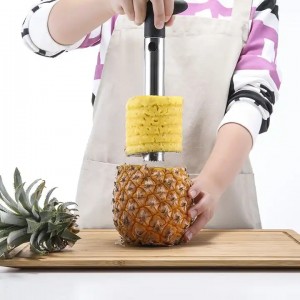 Easy Core Removal Stainless Steel 304 Pineapple corer slicer