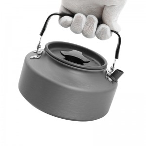 1.1L Camping Kettle Tea Coffee Pot Portable Camping Tea Kettle Aluminium Alloy akuphika madzi ketulo