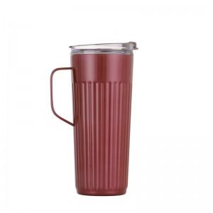 Tumbler òil falamh stàilinn stainless balla dùbailte 500ml le connlach