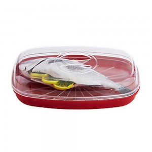 Microwave Steamer Cookware for Fish 0%BPA