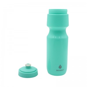 Reusable No BPA Plastic Sports and Fitness Squeeze Pull Top Leak Proof Drink Spout Water Bottles manufacturer