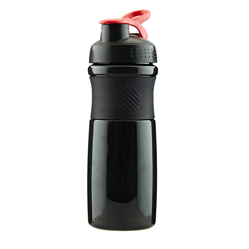 Lowest Price For Square Water Bottle Plastic - 100% BPA free 760ml leak-proof plastic sport shaker bottle with silcone sleeve – SUNSUM