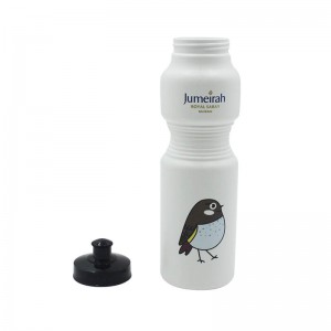 Reusable Ora Ana BPA Plastik Olahraga lan Kebugaran Remet Tarik Top Produsen Botol Air Minuman Anti Bocor