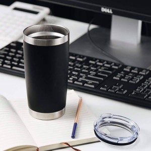 16oz vacuum insulated stainless steel double wall custom travel tumbler