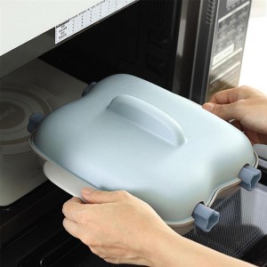Microwave Corn Steamer Cooker Microwavable Quick 2 Corn Container Easy To Cook Corn Kitchen Gadget