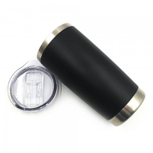 16oz vacuum insulated stainless steel double wall custom travel tumbler