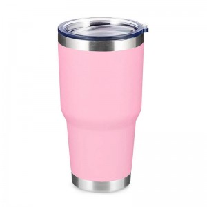 30oz vacuum insulated double wall stainless steel tumbler like yeti mug