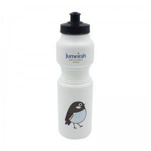 Reusable No BPA Plastic Sports and Fitness Squeeze Pull Top Leak Proof Drink Spout Water Bottles manufacturer