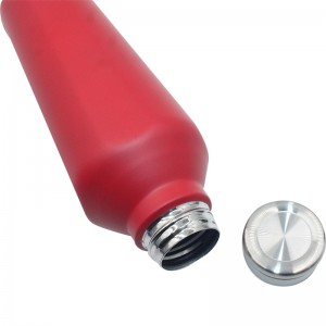 High capacity single wall 304 Stainless steel flask custom color water bottle