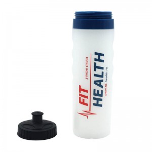 Sports and Fitness Squeeze Pull Top Leak Proof Drink Spout Water Bottles BPA Free customized logo