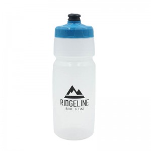 Sports and Fitness Squeeze Pull Top Leak Proof Drink Spout Water Bottles BPA Free customized logo