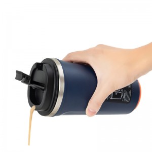 520ml Non-Spill Double Wall Suction Tumbler Travel Mug