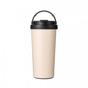 480ml Ti kii-idasonu Odi Meji Irin Alagbara Irin Igbale idayatọ afamora Tumbler kofi ago