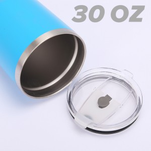 Amazon hot sell 30oz BPA FREE Insulated Tumbler,Stainless Steel Vacuum Mug with Lid Sweat Proof / Leak Proof Car Holder Cups